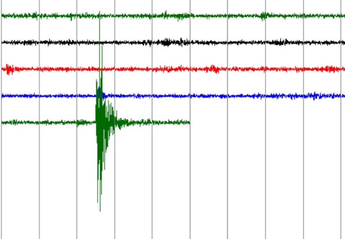 SCOSSA DI TERREMOTO MAGNITUDO 2.8 ALLE ORE 15.47 - 