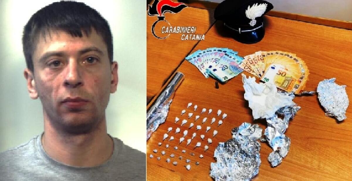 SANT’AGATA LI BATTIATI: DETENUTO CATANESE AI DOMICILIARI SORPRESO NELLA SUA BASE DI SPACCIO - 