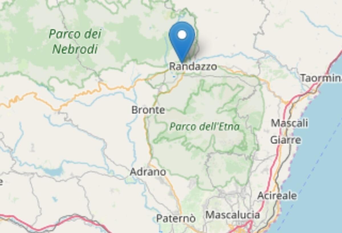TERREMOTI, SCOSSA DI MAGNITUDO 2.9 CON EPICENTRO VICINO A RANDAZZO - 