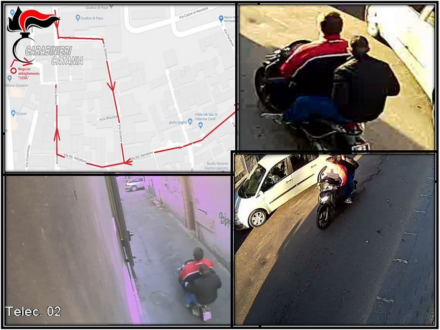 PATERNÒ: DUE GIOVANI RAPINATORI INCASTRATI DALLE TELECAMERE