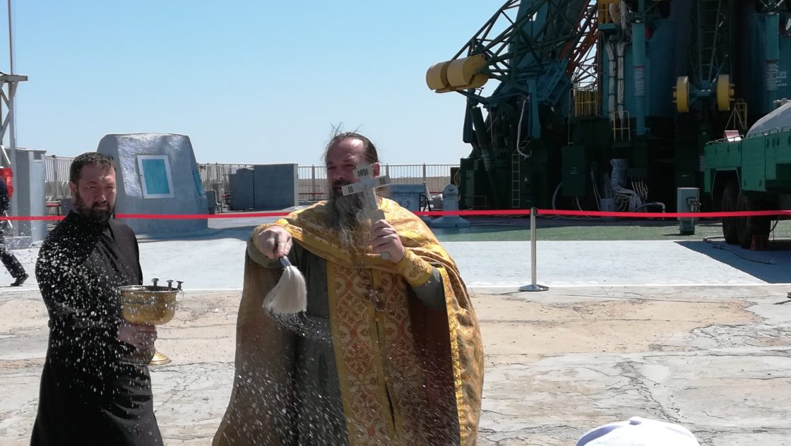 95047.IT "IN ORBITA" CON PARMITANO - OGGI E' STATO BENEDETTO IL RAZZO SOYUZ