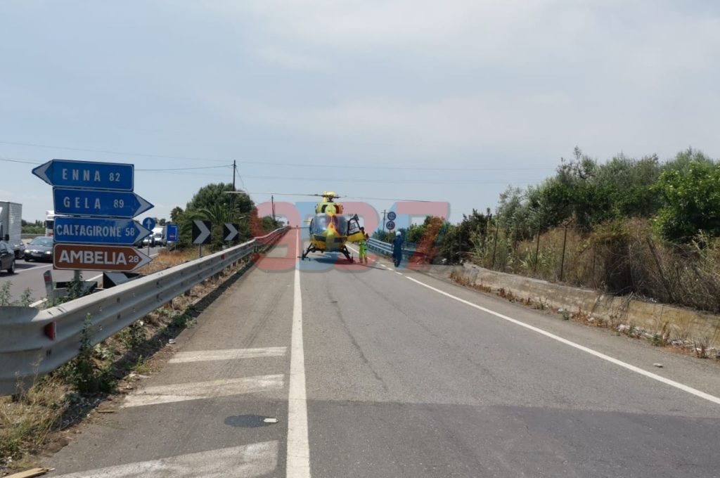 CATANIA: SCONTRO FURGONE-AUTO, ELISOCCORSO SUL POSTO