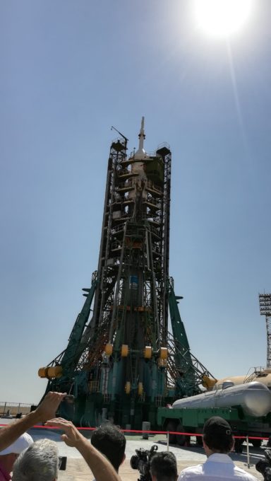 95047.IT "IN ORBITA" CON PARMITANO - OGGI E' STATO BENEDETTO IL RAZZO SOYUZ