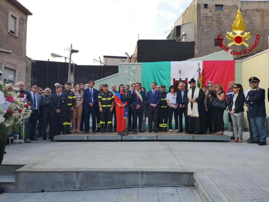 MALETTO, UNA PIAZZA PER DUE VIGILI DEL FUOCO EROI