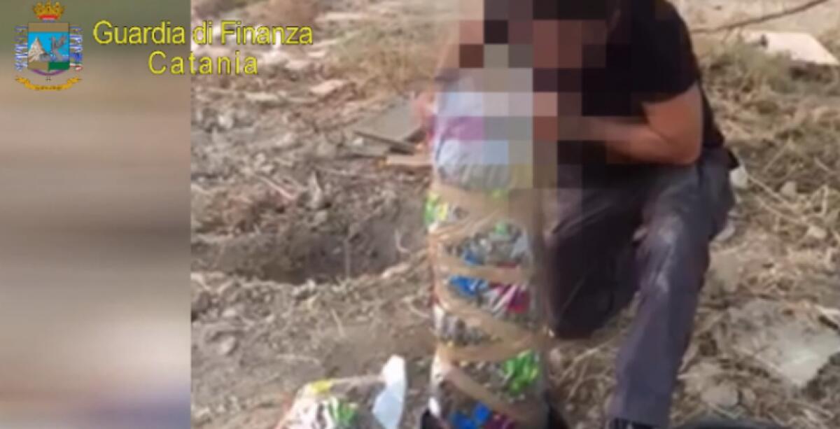 GRAMMICHELE (CT): SEQUESTRATI  47 KG DI MARIJUANA SOTTERRATA NEI PRESSI DI UN CASOLARE. ARRESTATO IL PROPRIETARIO. - 