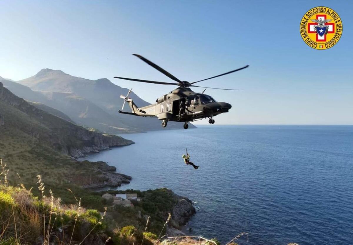 ESCURSIONISTA CATANESE SALVATA NELLA RISERVA DELLO ZINGARO - 