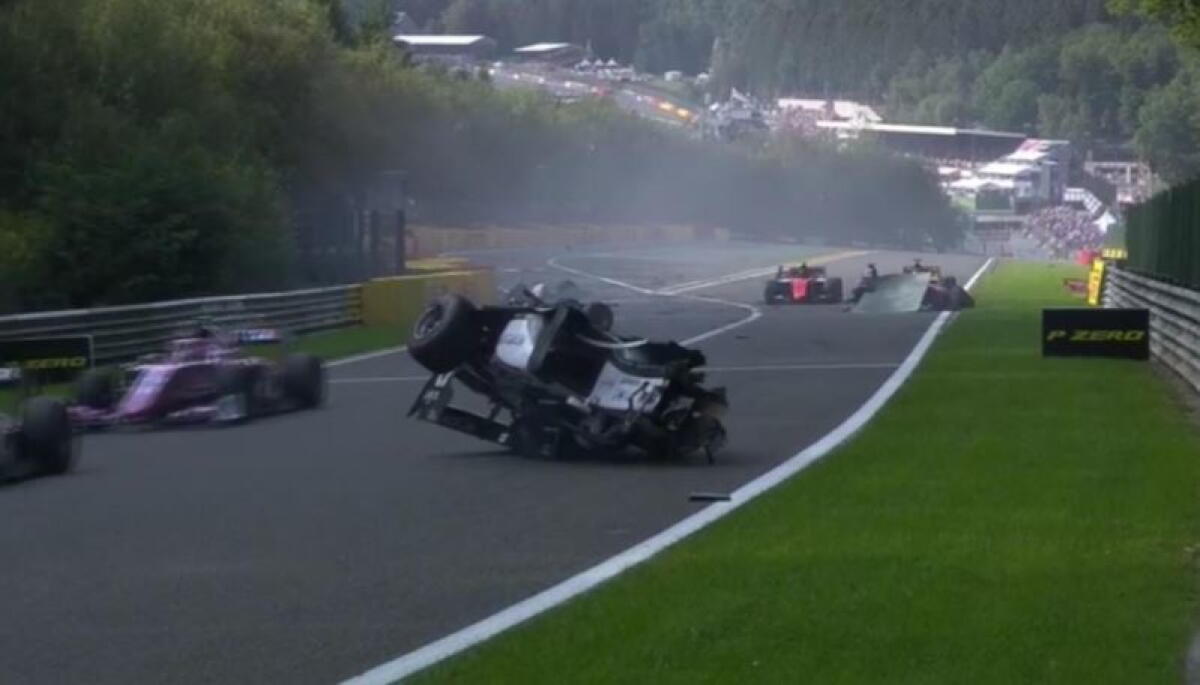 F2, GP Belgio 2019: pauroso incidente tra Correa e Sato all’Eau Rouge (VIDEO) - 