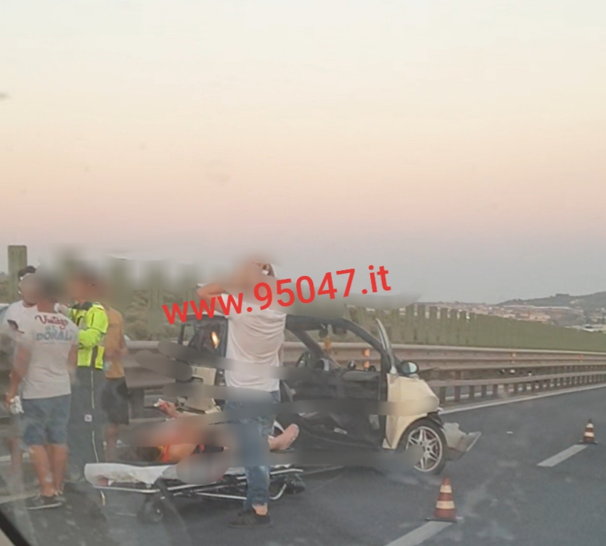 INCIDENTE SULLA SS121, FERITI