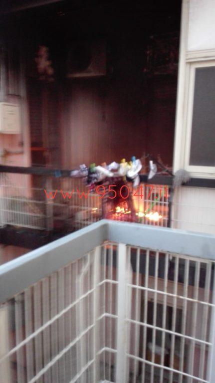 PATERNÒ: FIAMME IN UN APPARTAMENTO AL PALAZZO DI FERRO, TANTA PAURA NESSUN FERITO