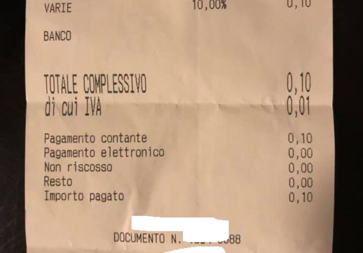 CATANIA: CHIEDE BICCHIERE D’ACQUA MA AL BAR PRETENDONO PRIMA I SOLDI - 