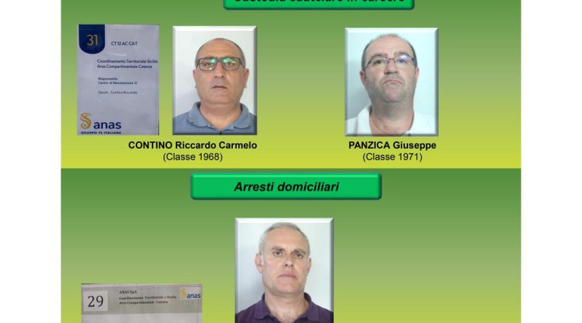 CATANIA, CORRUZIONE ALL’ANAS, ARRESTATI DALLA GUARDIA DI FINANZA TRE FUNZIONARI - I  NOMI E FOTO - 