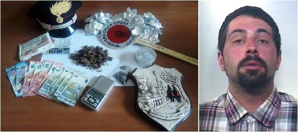 MIRABELLA IMBACCARI: RIFORNIVA DI MARIJUANA I GIOVANI DEL PAESE: ARRESTATO - 