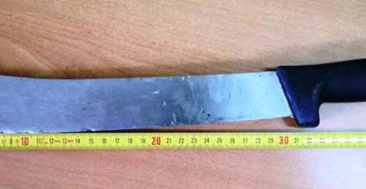 FIUMEFREDDO: SI BARRICA IN CASA CON UN MACHETE MINACCIANDO FIGLIA E CARABINIERI: ARRESTATO - 