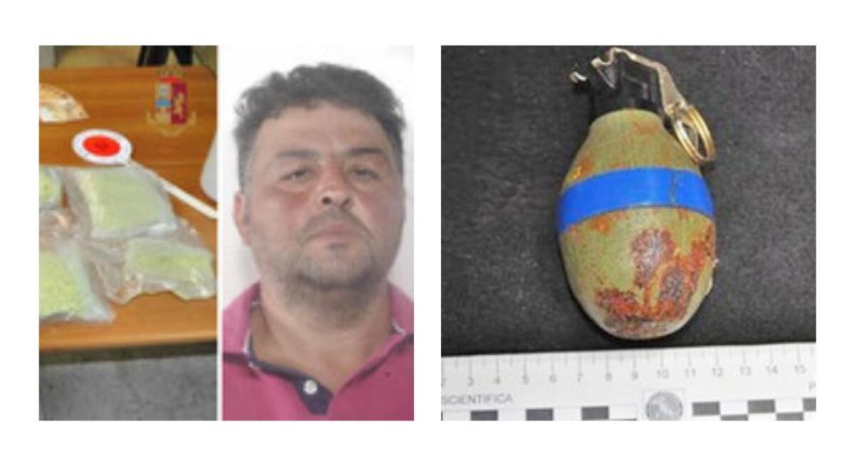 ADRANO: SEQUESTRO DI UNA BOMBA A MANO E DROGA, UN ARRESTO - 