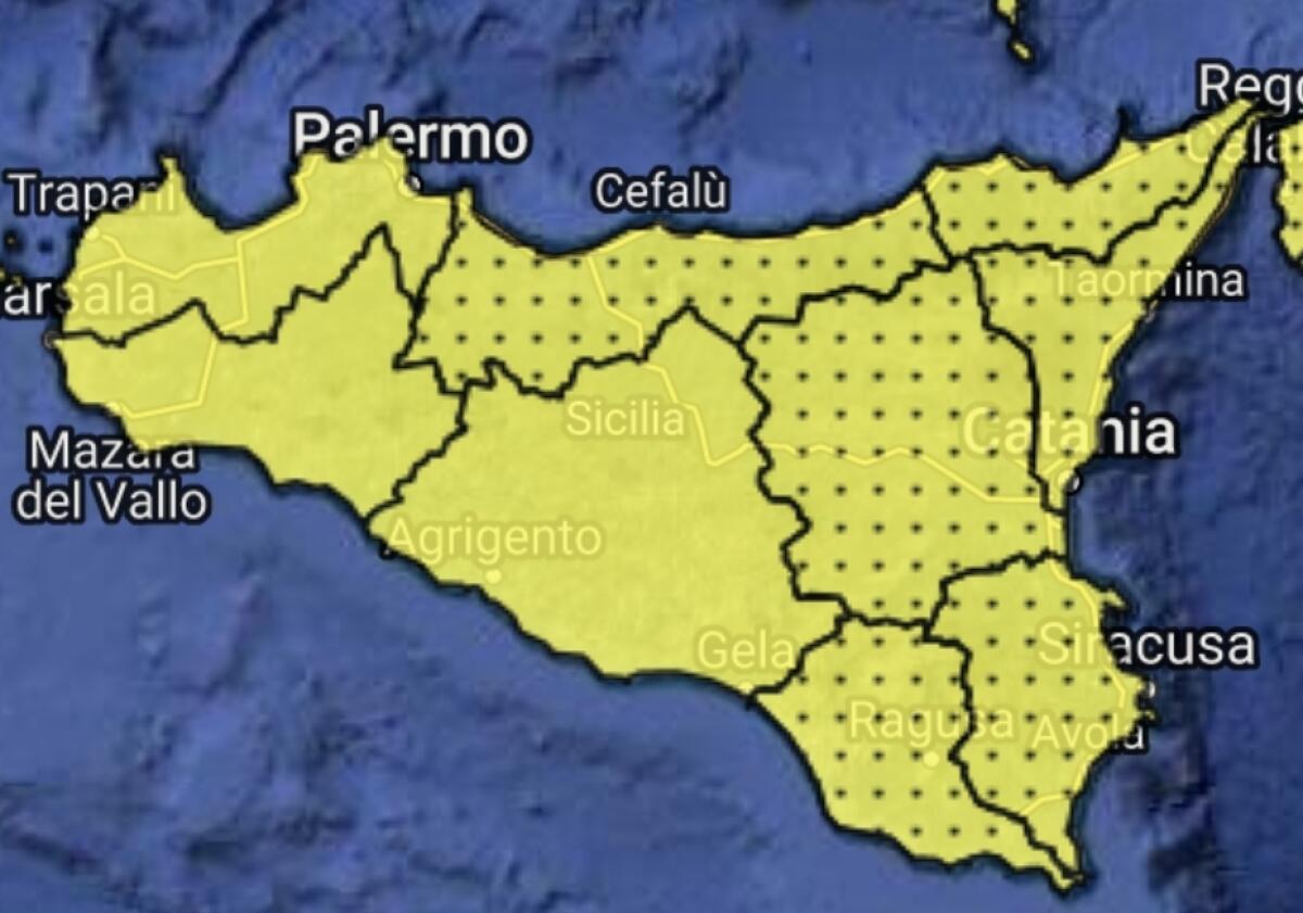 ANCORA TEMPORALI PER LA GIORNATA DI DOMANI, ALLERTA GIALLA - 