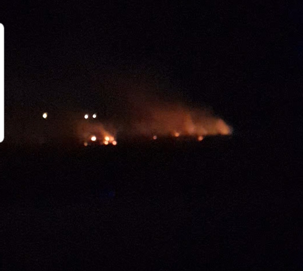 INCENDIO STERPAGLIE A RIDOSSO DELLA SUPERSTRADA 121