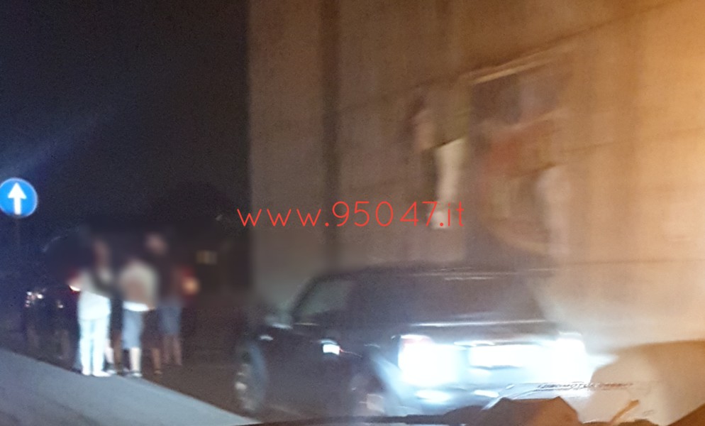 INCIDENTE SULLA SS121 NEI PRESSI SVINCOLO ZONA INDUSTRIALE