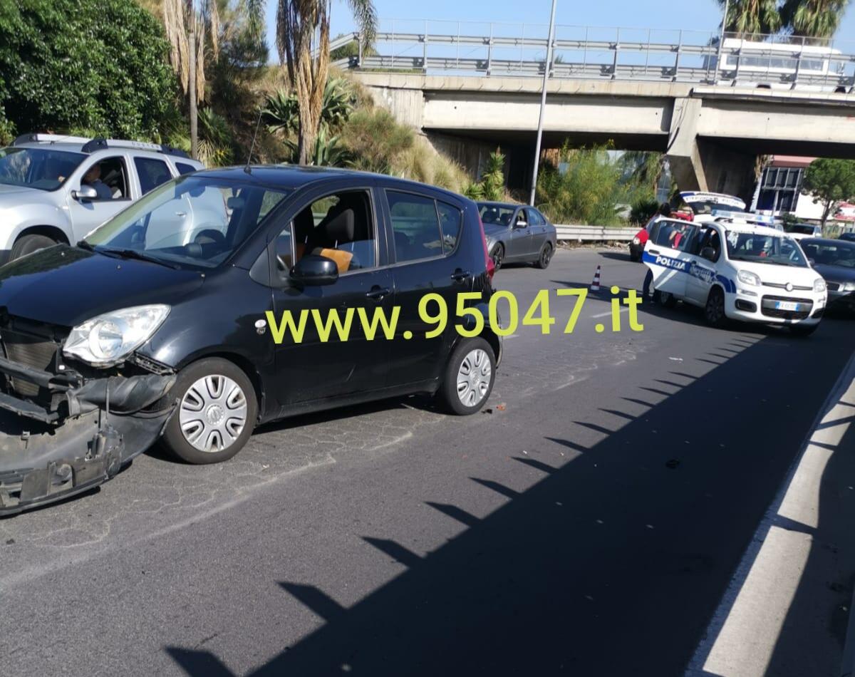 TAMPONAMENTO SULLA SS121 IN TERRITORIO DI MISTERBIANCO - 