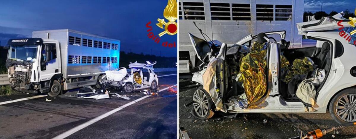 INCIDENTE MORTALE SULLA SS194 A FRANCOFONTE: 3 MORTI - 