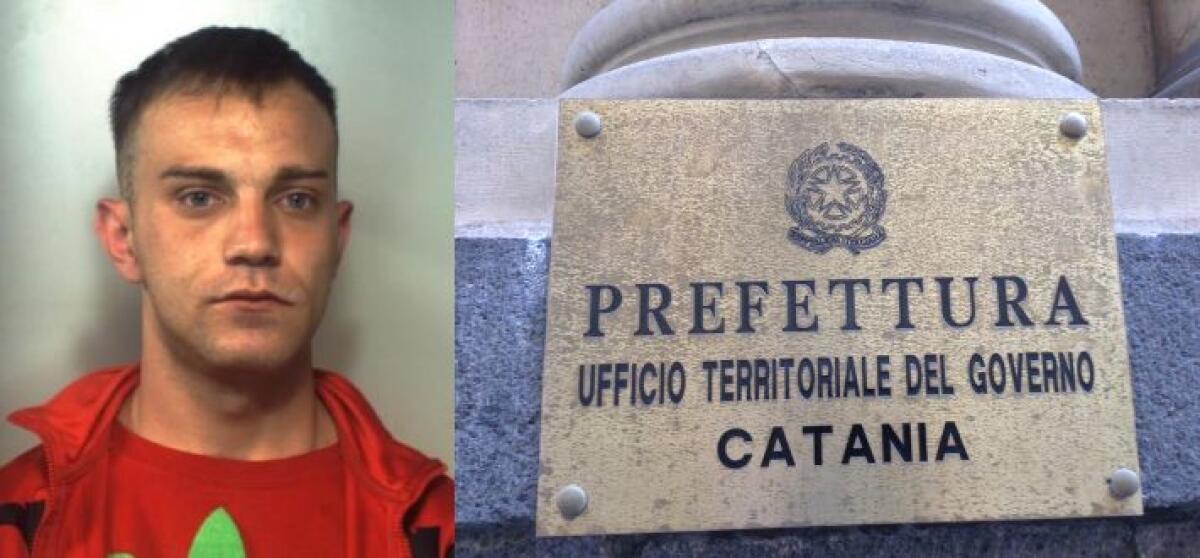 CATANIA, RUBA DELLE BORSE E INSEGUITO DAI CARABINIERI LE LANCIA ALL’INTERNO DELLA PREFETTURA - 