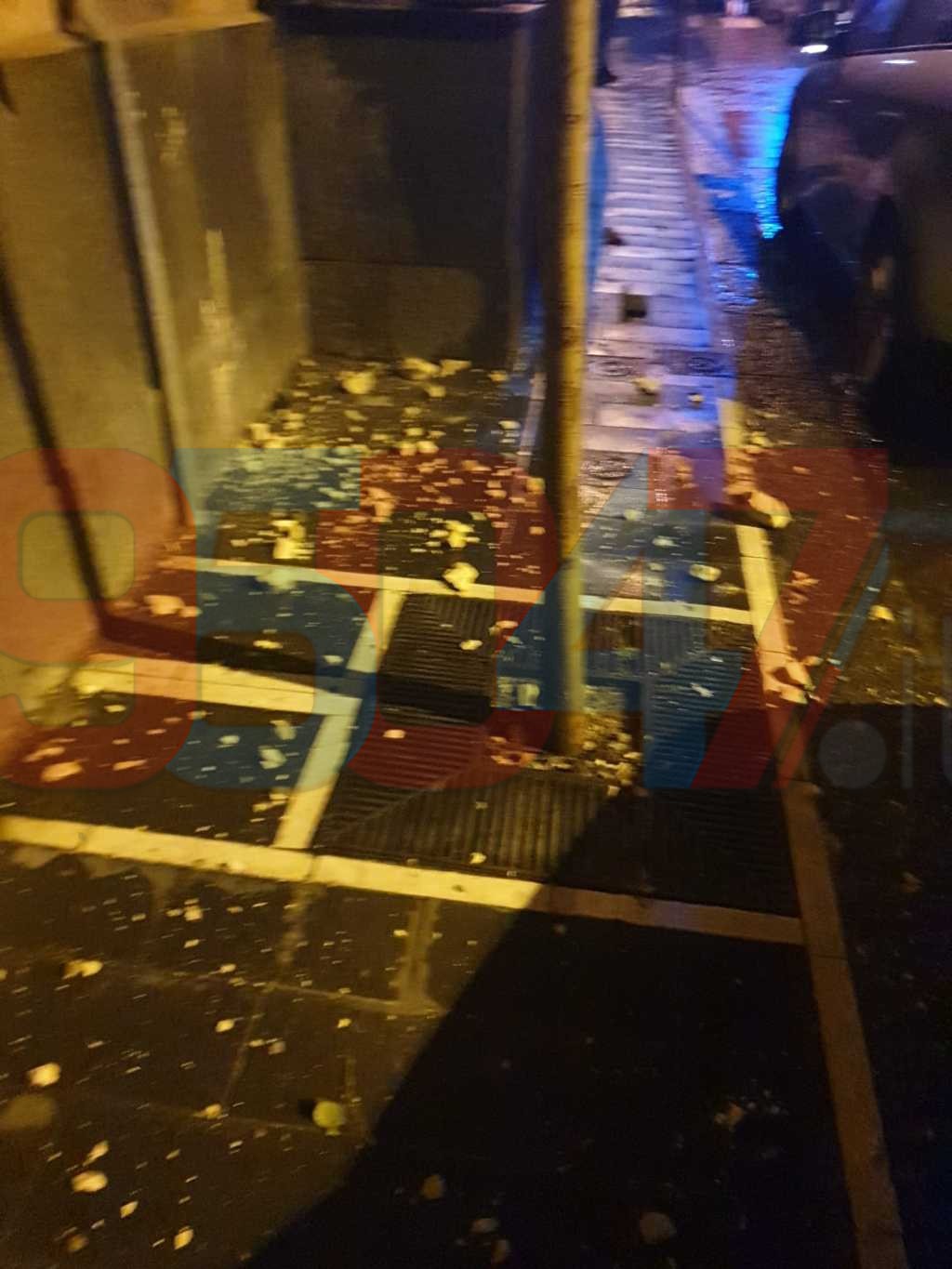 BOMBA D'ACQUA SU MISTERBIANCO, FULMINE COLPISCE CAMPANILE DI UNA CHIESA