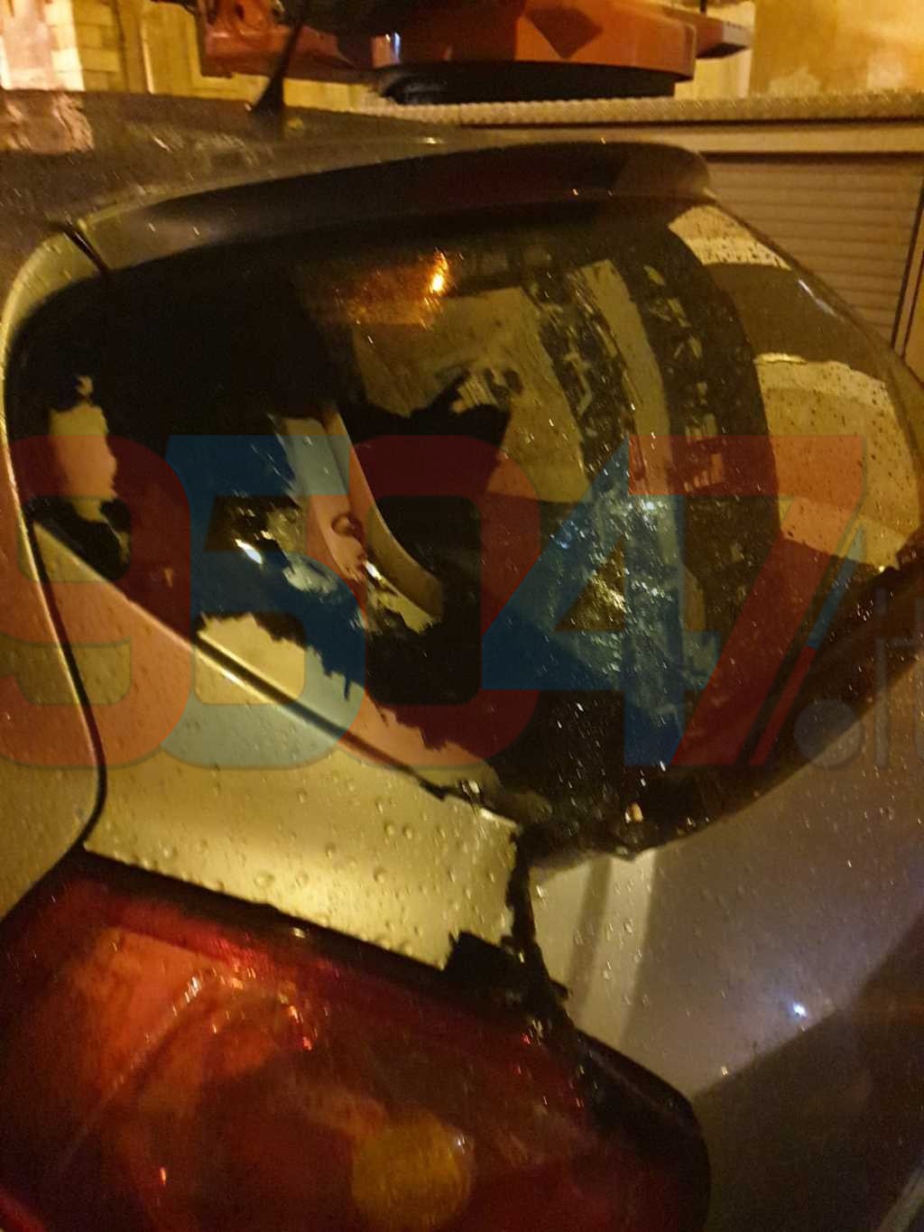 BOMBA D'ACQUA SU MISTERBIANCO, FULMINE COLPISCE CAMPANILE DI UNA CHIESA - LE FOTO