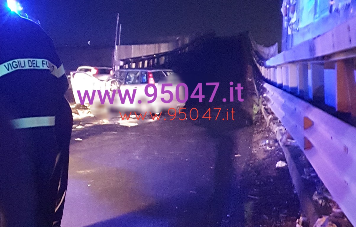 GRAVISSIMO INCIDENTE SULLA SS121, UN MORTO ED UN FERITO