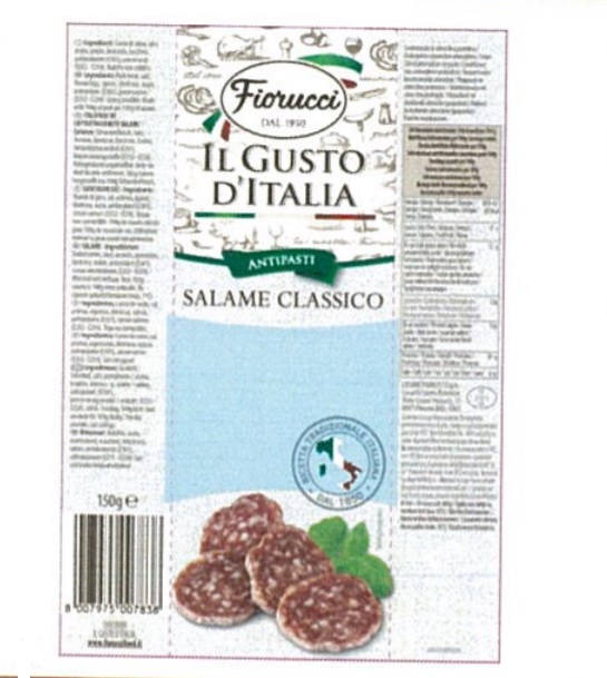 IL MINISTERO RITIRA LOTTI DI SALAME E SALAMETTO FIORUCCI