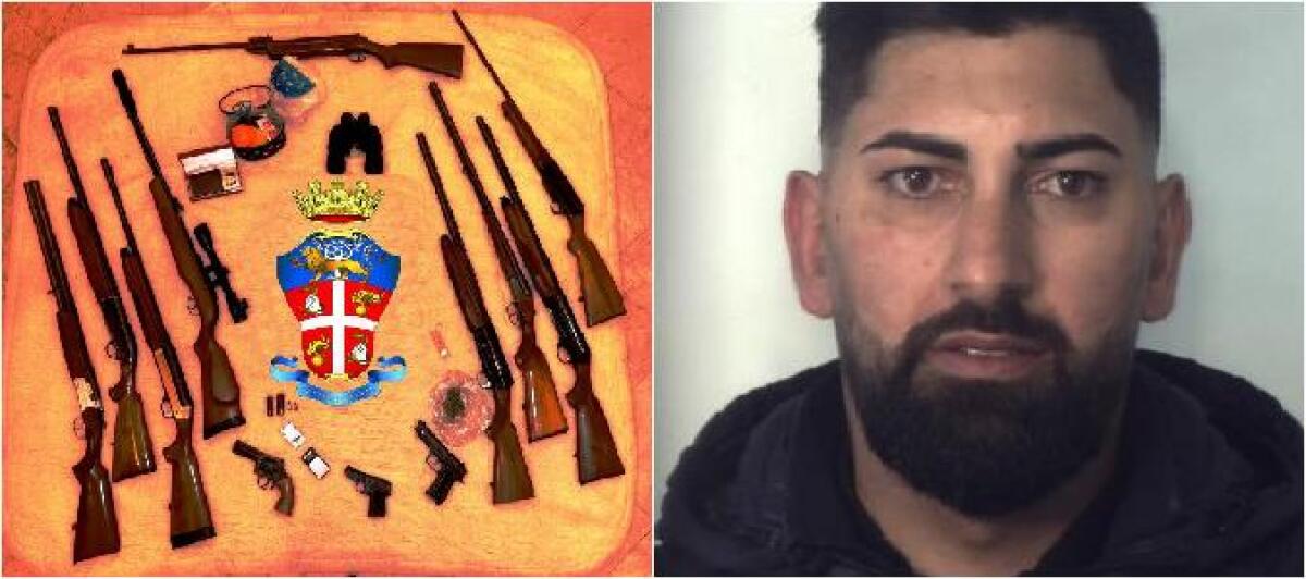 CATANIA: ARSENALE ARMI RUBATE, ARRESTATO CUSTODE - 