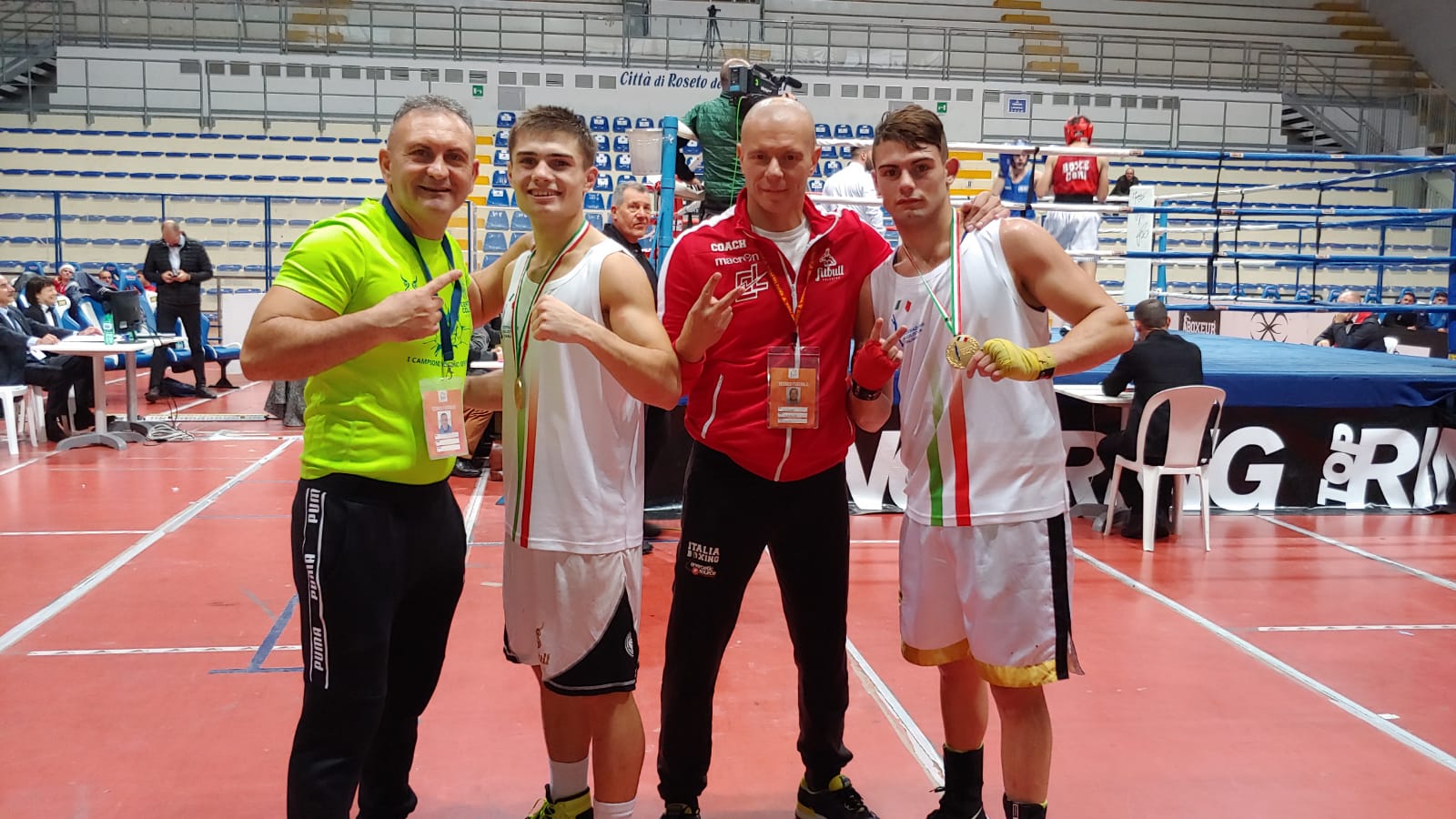 BOXE: QUATTRO NUOVI CAMPIONI ITALIANI YOUTH 2019
