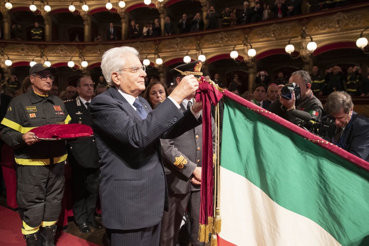 IL PRESIDENTE MATTARELLA A CATANIA: MEDAGLIA AL MERITO AI VIGILI DEL FUOCO