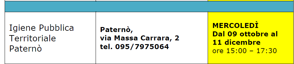FINO A DICEMBRE, AMBULATORI DI VACCINAZIONE APERTI ANCHE IL POMERIGGIO