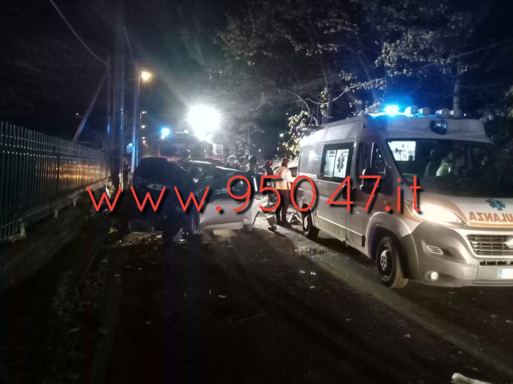 GRAVISSIMO INCIDENTE TRA NICOLOSI E PEDARA