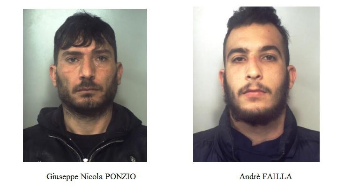 MISTERBIANCO, ESEGUITI DUE ORDINI PER LA CARCERAZIONE - 