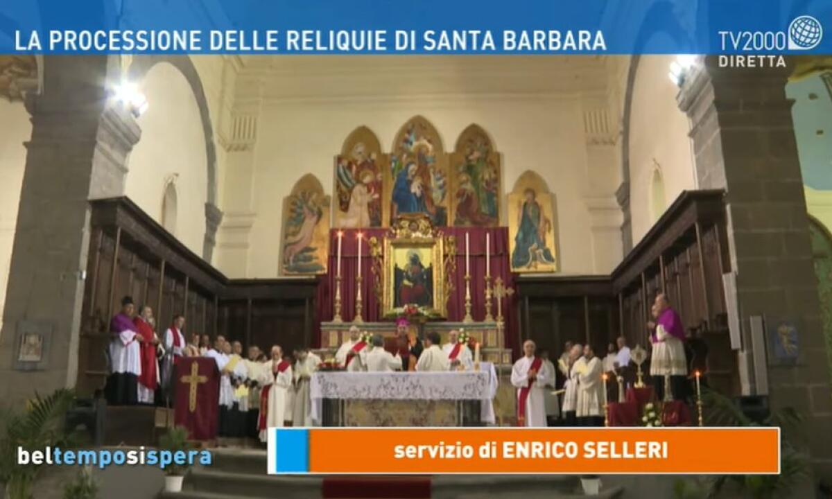 LA FESTA DI SANTA BARBARA SU TV SAT 2000 - 