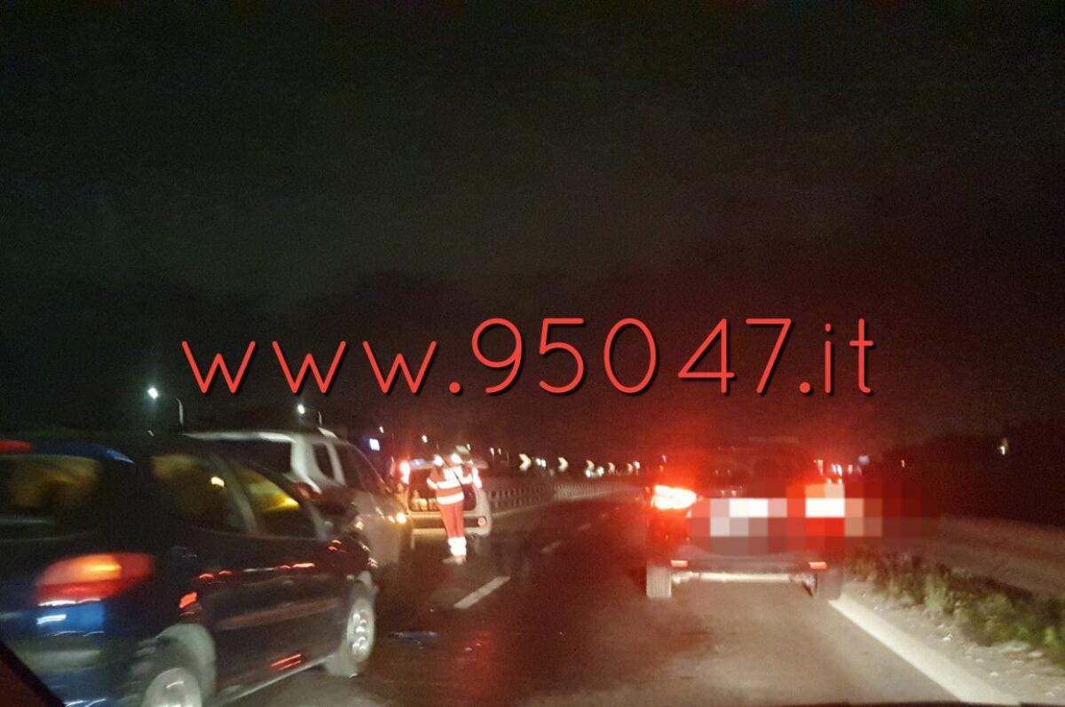 INCIDENTE SULLA SS121,  NEI PRESSI SVINCOLO PIANO TAVOLA - 