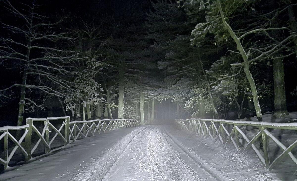 OGGI GIORNATA INVERNALE IN SICILIA CON PIOGGE SPARSE E NEVICATE A QUOTE COLLINARI - 