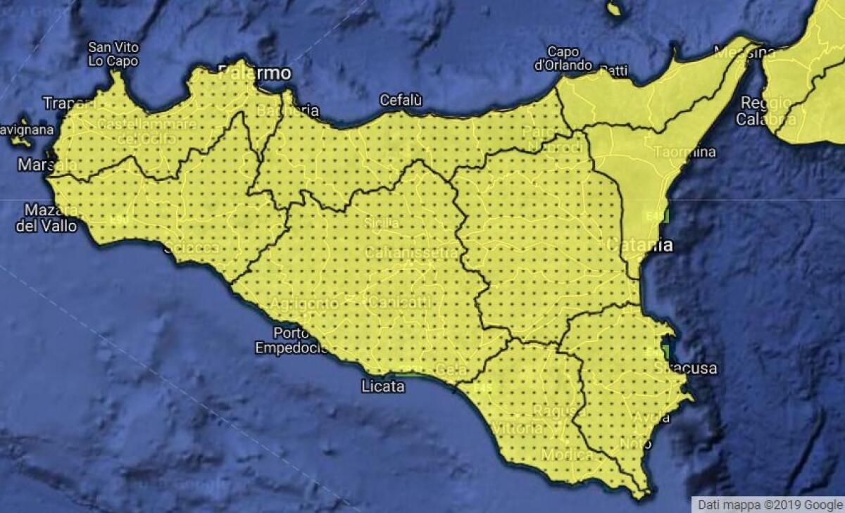 ALLERTA GIALLA, VENTO E SABBIA PER LA GIORNATA DI DOMANI - 