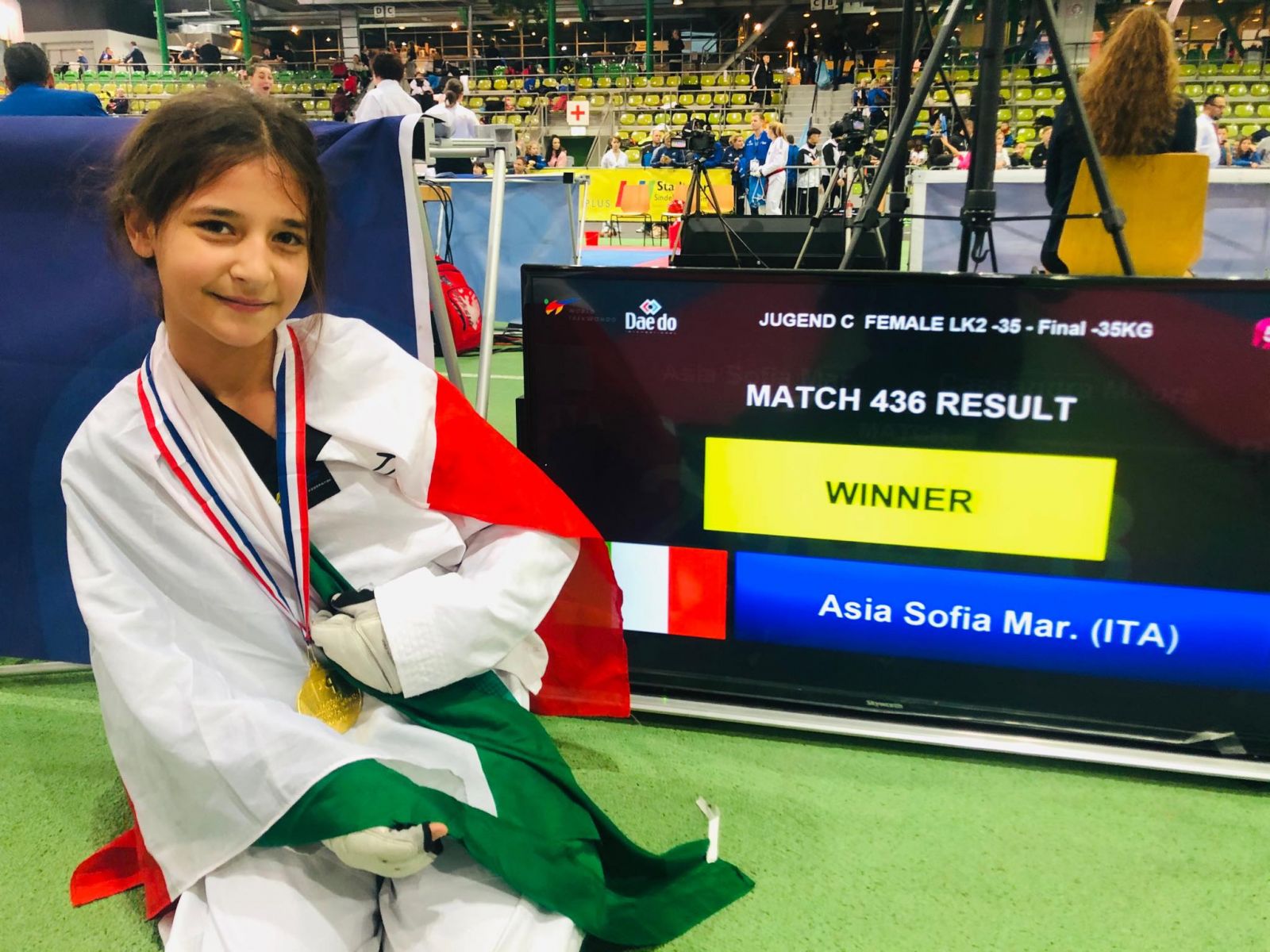 GERMANIA: INARRESTABILE TAEKWONDO MARLETTA,ASIA MARLETTA CAMPIONESSA INTERNAZIONALE 2019