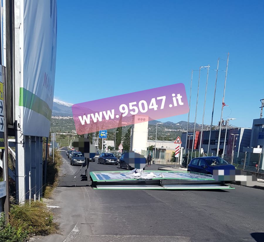 PATERNO' E BELPASSO, DANNI PER IL FORTE VENTO