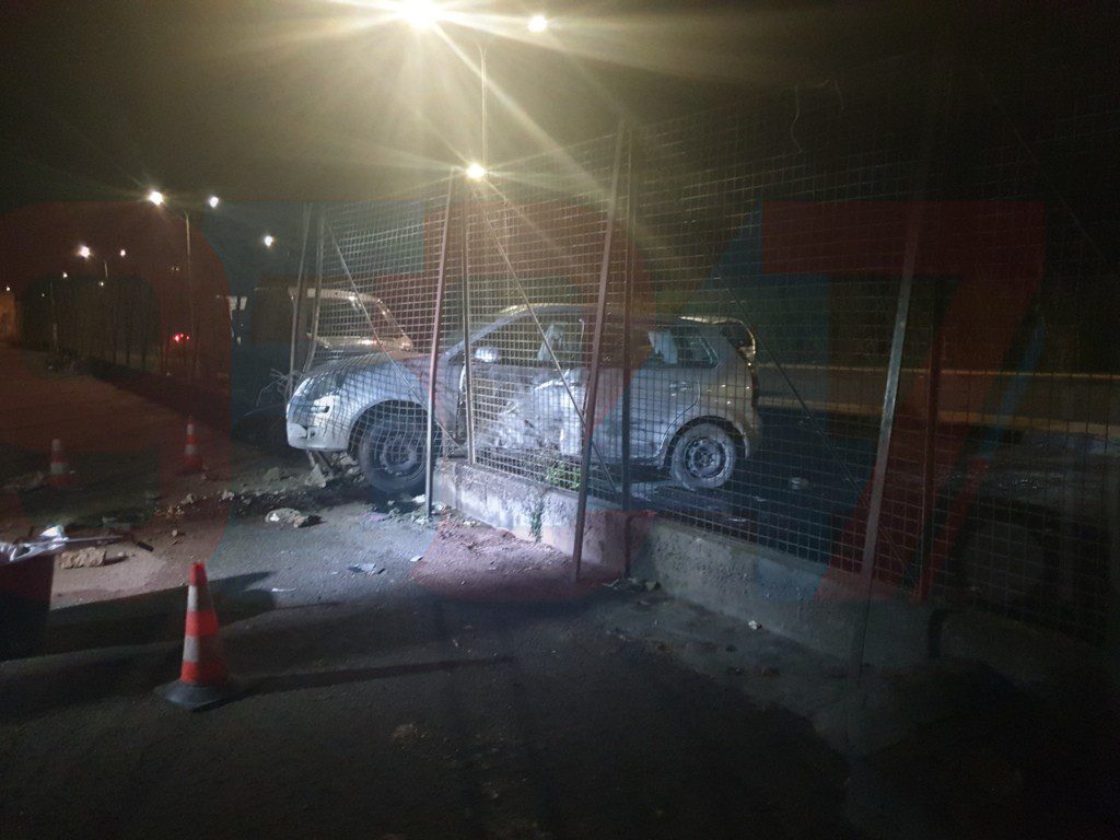 PATERNO': VIOLENTO IMPATTO TRA DUE AUTO NEI PRESSI DELLO STADIO