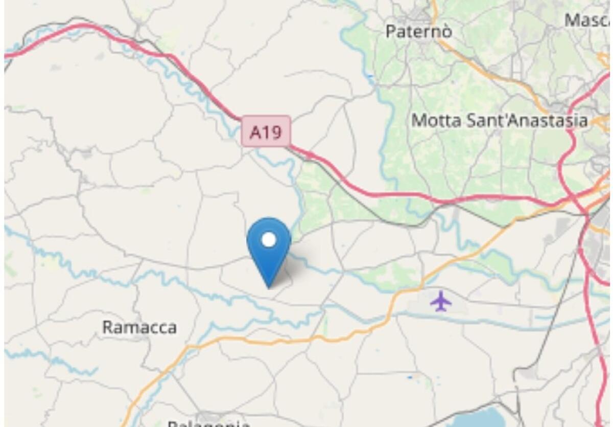 SCOSSA DI TERREMOTO NELLA NOTTE, CON EPICENTRO A RAMACCA - 