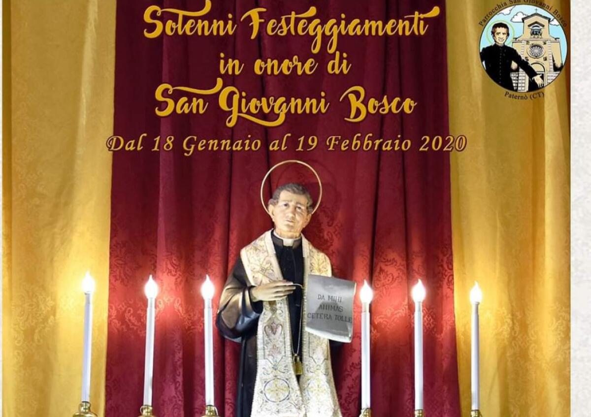 OGGI SI FESTEGGIA SAN GIOVANNI BOSCO - IL PROGRAMMA - 