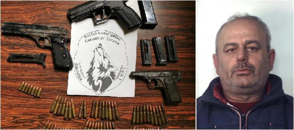 CATANIA. I “LUPI” SCOVANO DELLE ARMI IN UNA MANSARDA NEL QUARTIERE PIGNO, MECCANICO IN MANETTE - 