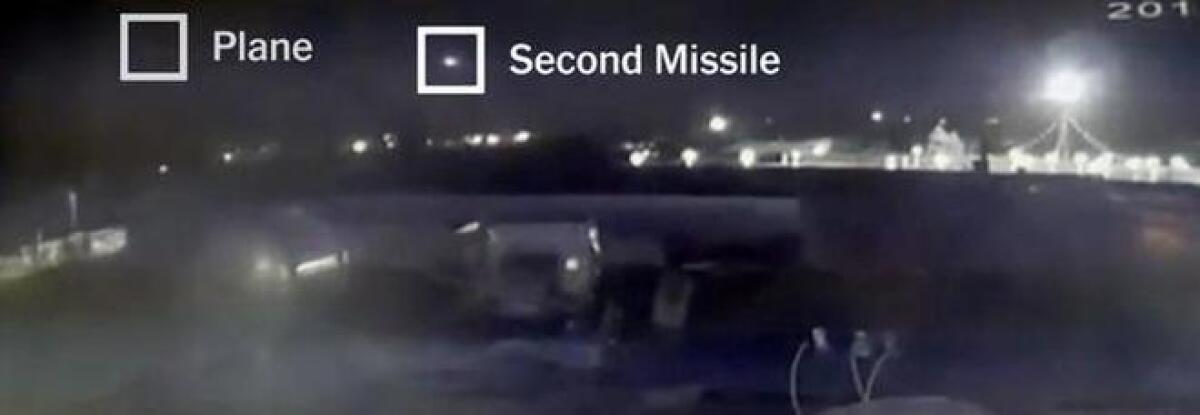 AEREO UCRAINO ABBATTUTO DA DUE MISSILI - 