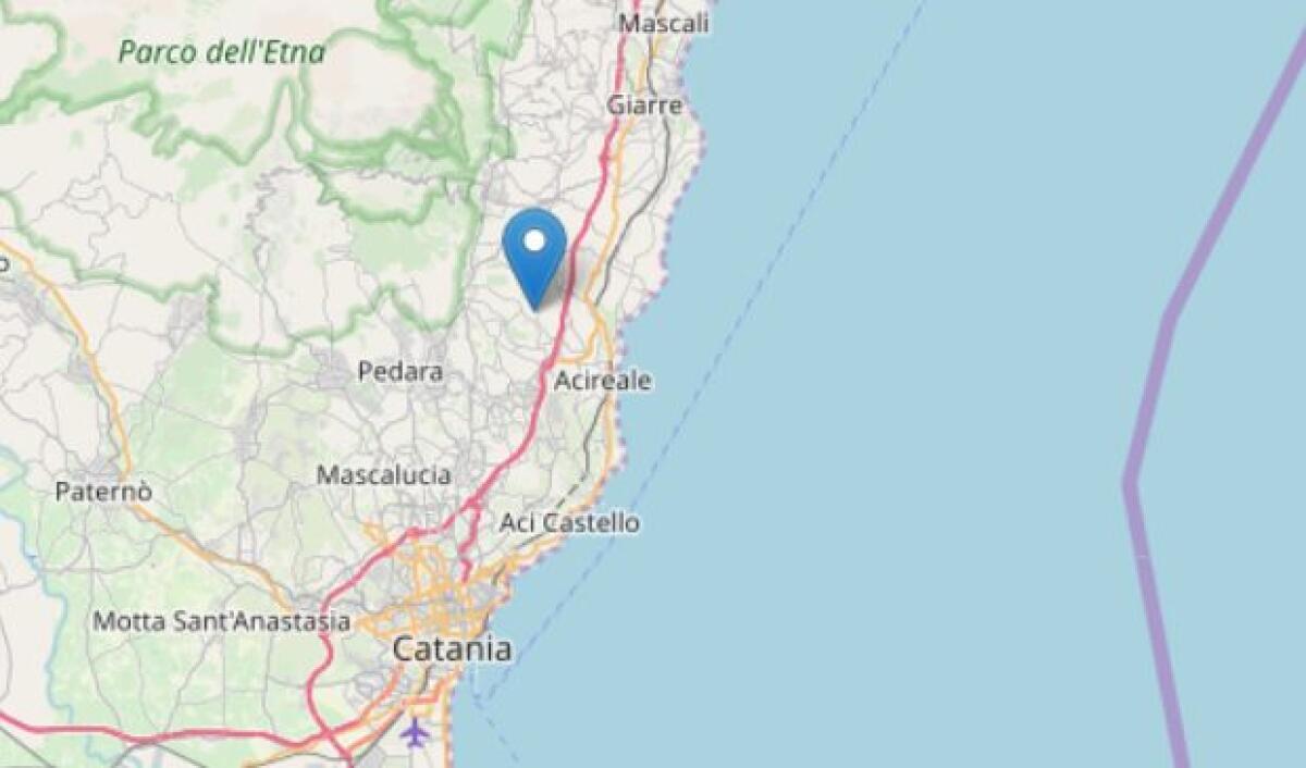 TERREMOTO ESTREMAMENTE SUPERFICIALE  AVVERTITO NELL'ACESE - 