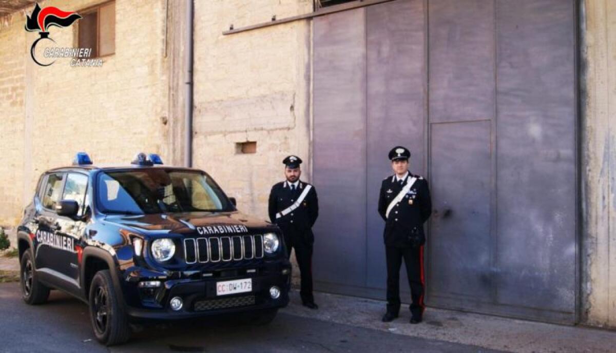 PALAGONIA: SCOPERTE DAI CARABINIERI DUE OFFICINE FANTASMA - 