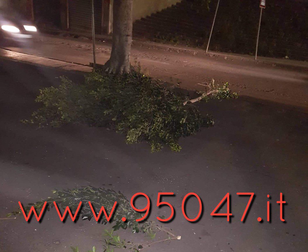 PATERNO': RAFFICHE DI VENTO, VOLA IL TETTO DI UN PALAZZO, SI CONTANO GIÀ I DANNI