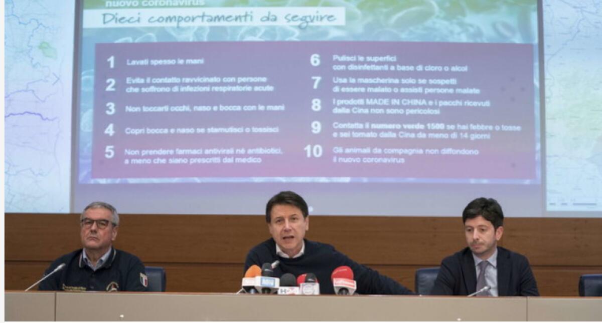 CORONAVIRUS: 132 GLI ITALIANI CONTAGIATI IN 5 REGIONI. 26 IN TERAPIA INTENSIVA - 