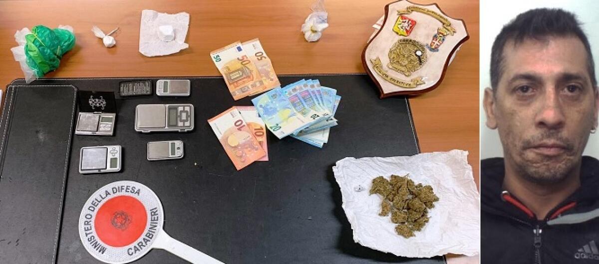 SCORDIA: GESTIVA UN MINI MARKET DELLA DROGA: LUI ARRESTATO E RINVENUTA LA LISTA DELLE CESSIONI - 